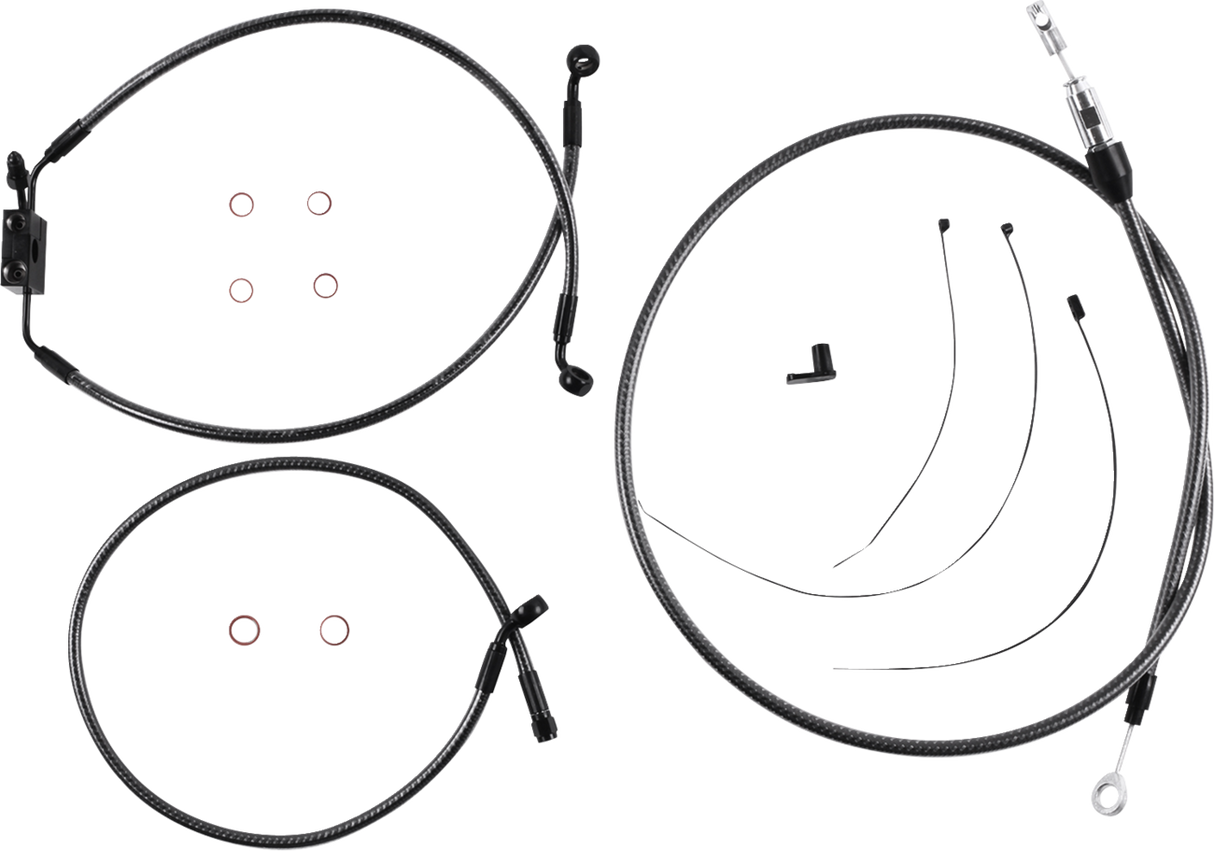 KARBONFIBR Designer Handlebar Installation Kit - 10" - FXLR/FXFB/S