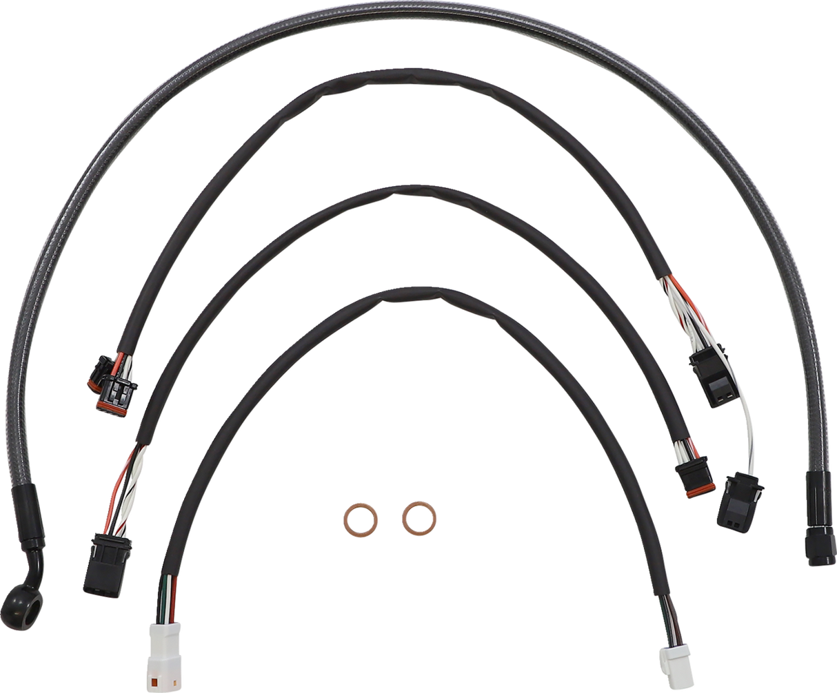 Black Pearl™ Designer Handlebar Installation Kit - 15"-17" - '21-'22 FLHR