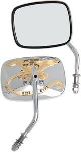 Live To Ride Custom Mirrors — Rectangle
