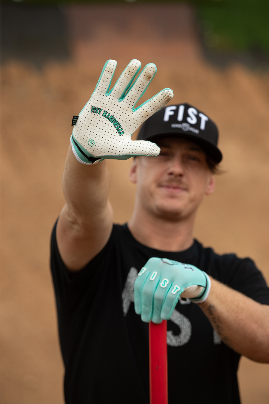 Breezer Ruthless Teal Staple Hot Weather Gloves