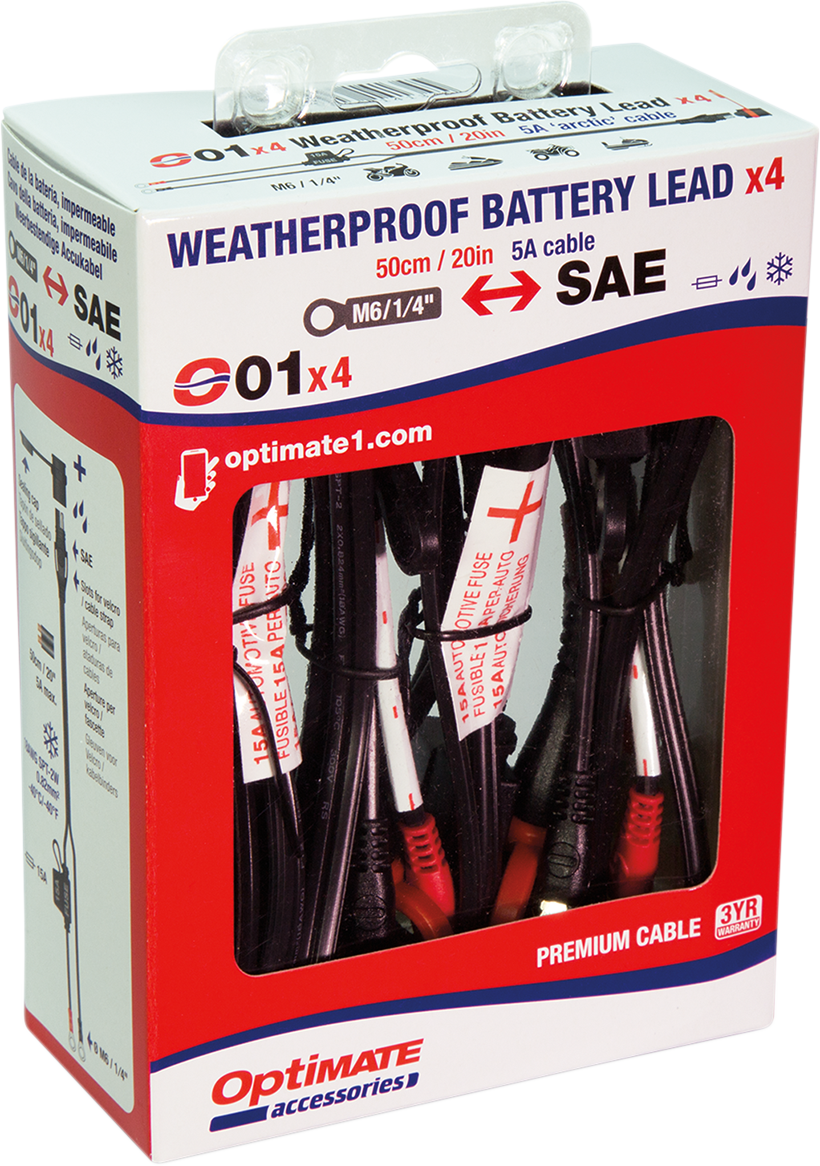 OptiMate™ Battery Lead with Ring Terminal