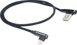 90° USB to 90° Lightning Cable
