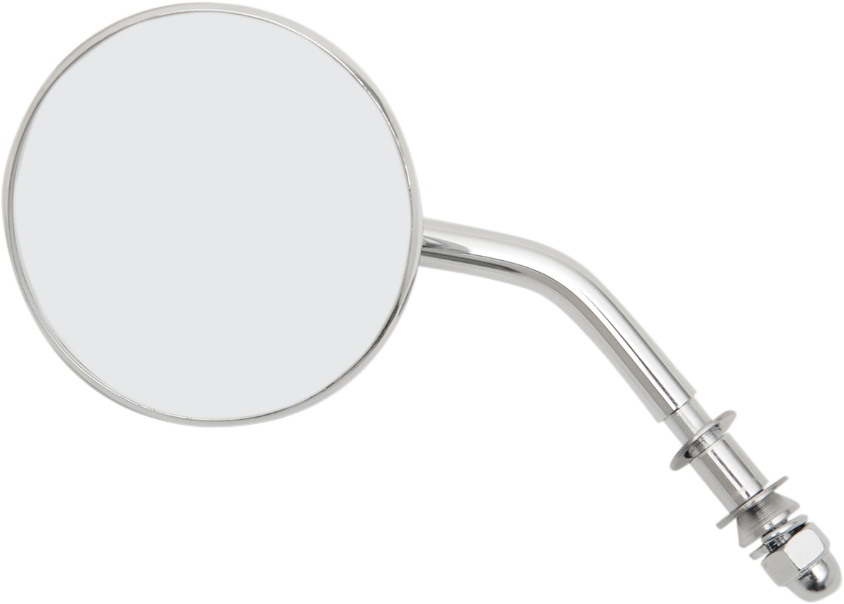 3" Chrome Stamped Mirror