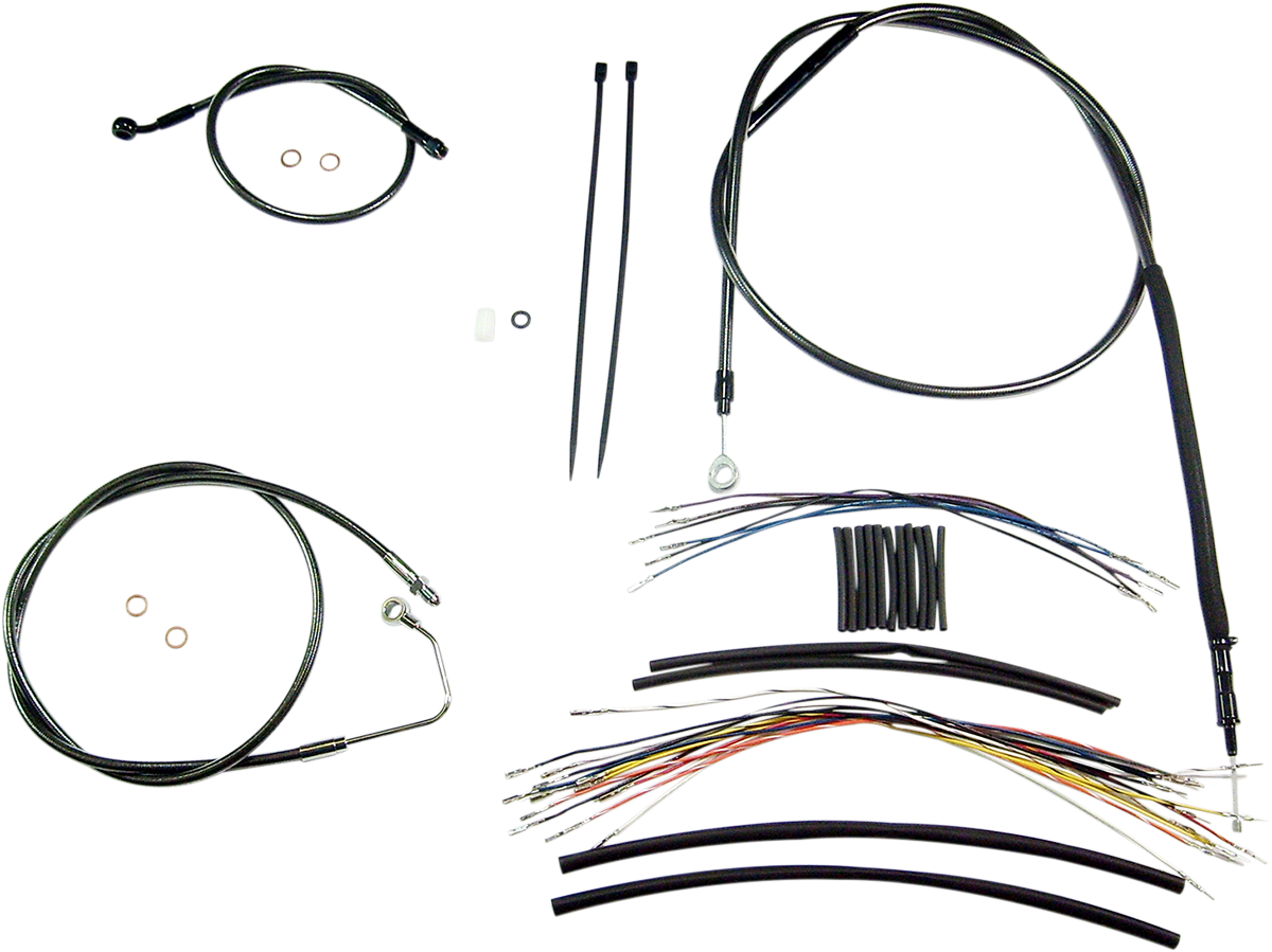 Black Pearl™ Upper Handlebar Installation Kit - 18"-20" - '08-'13 Touring