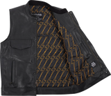 Mulholland Leather Riding Vest