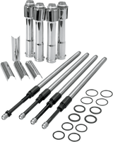 Quickee Pushrod Kit with Chrome Covers