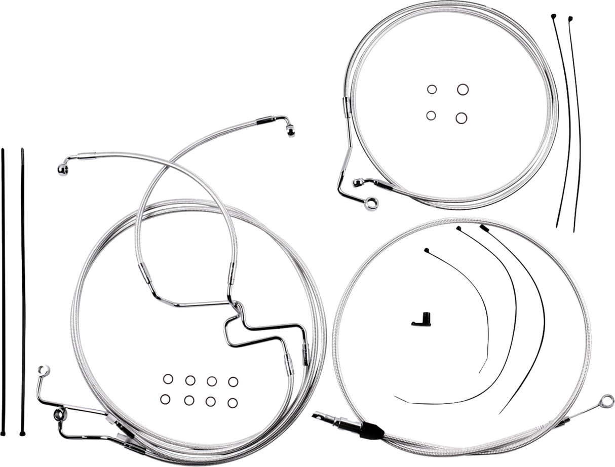 Sterling Chromite II® Designer Handlebar Installation Kit - 10" - '21-'23 FLTR