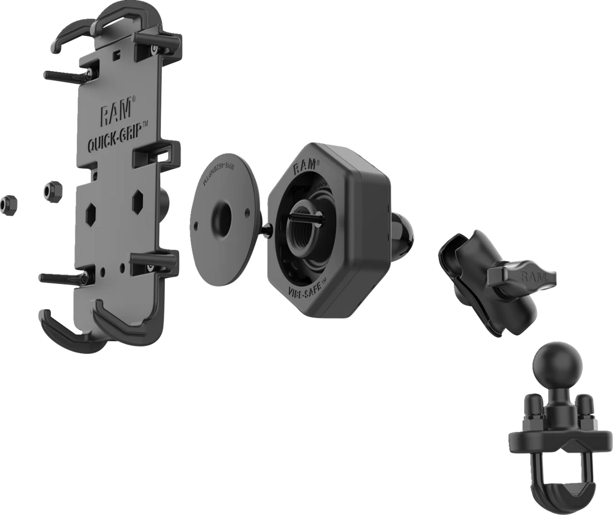 Quick Grip™ Phone Mount with U-Bolt Base