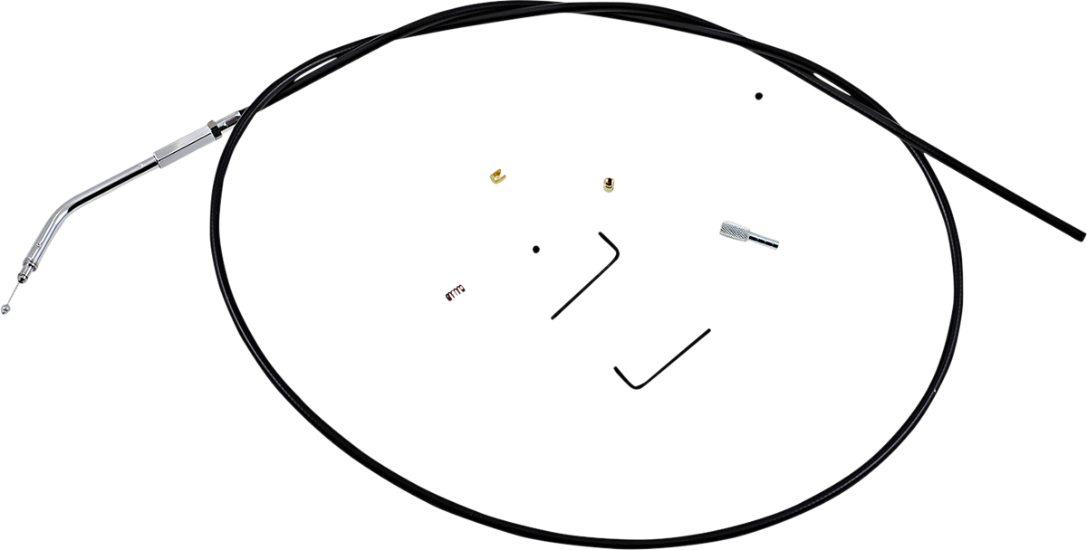 BYO™ Build Your Own™ Control Cable Kit - Idle - 45° - Black