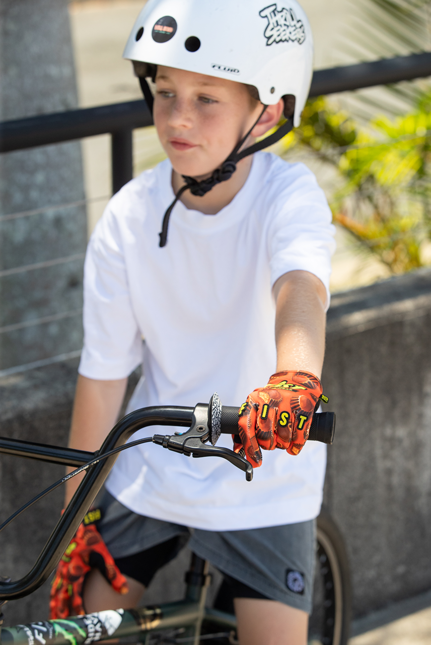 Youth Strapped 100% Nuts Gloves (Ages 8-14)