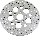 Polished Stainless Steel Drilled Brake Rotor
