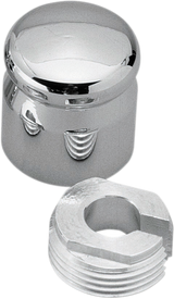 Chrome Billet Choke Cable Knob Cover