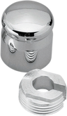 Chrome Billet Choke Cable Knob Cover
