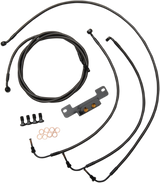 Standard Midnight Braided Handlebar Cable/Brake Line Kit — Ape Hanger