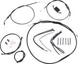 Extended Handlebar Cable and Brake Line Kit for Sportsters with ABS