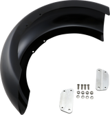 Hugger Series Front Fender with Mounting Blocks for Softail/Dyna