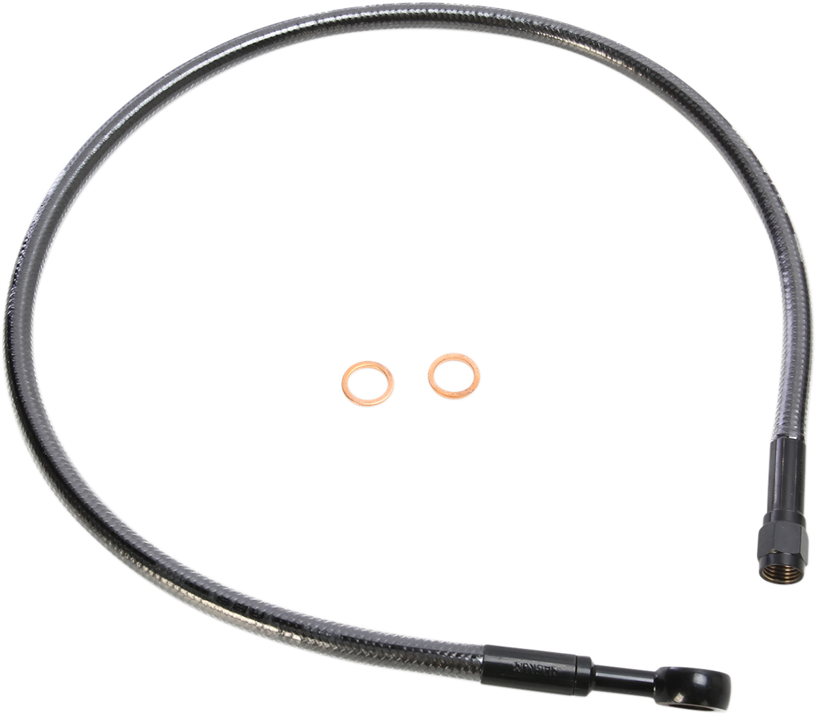 Brake Line - 10 mm-Straight - 25" - Black Pearl