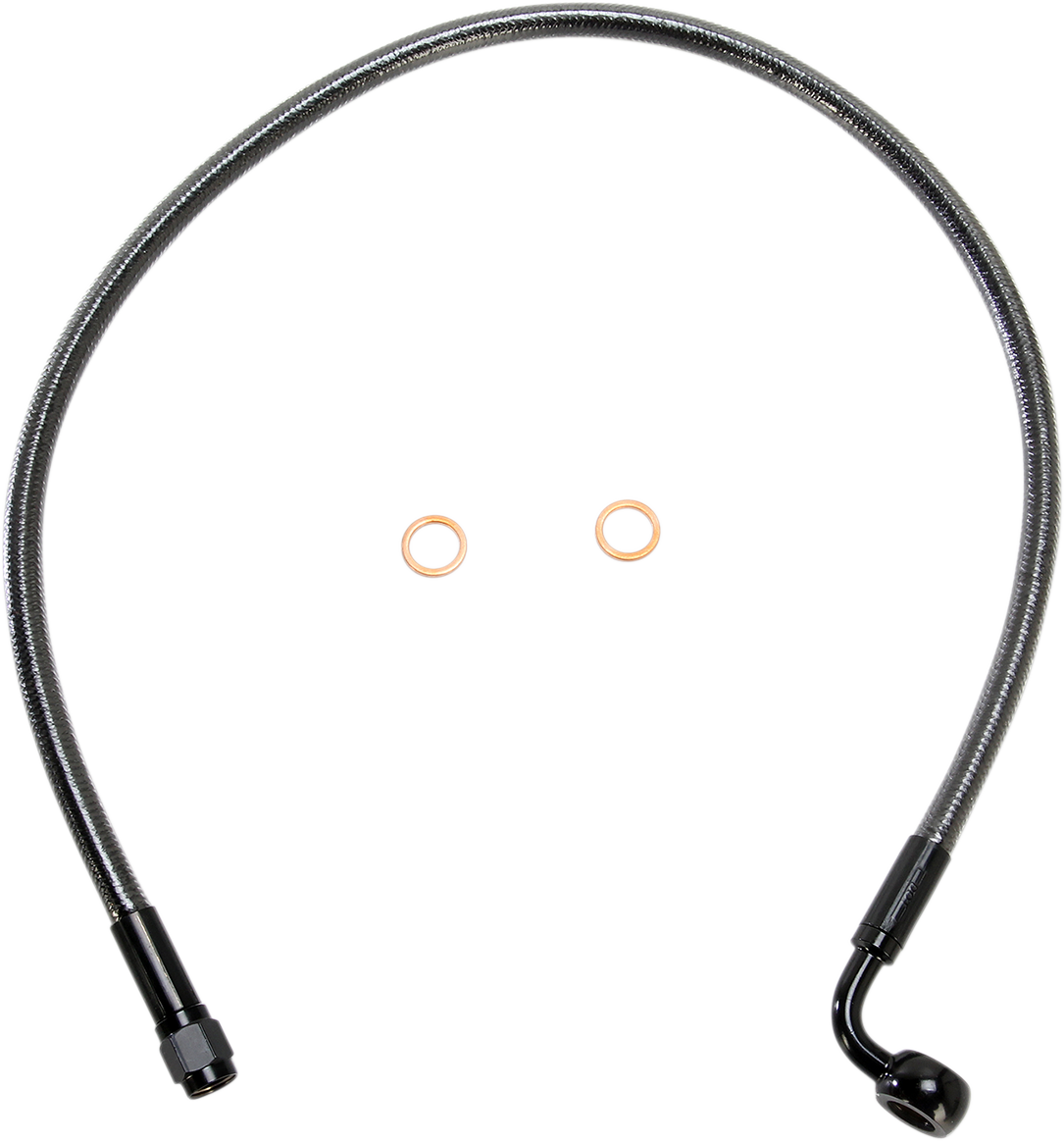 Brake Line - 10 mm-90° - 24" - Black Pearl