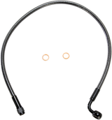 Brake Line - 10 mm-90° - 24" - Black Pearl