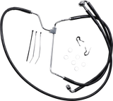 Extended Length Black Vinyl Brake Line Kit [1/2]