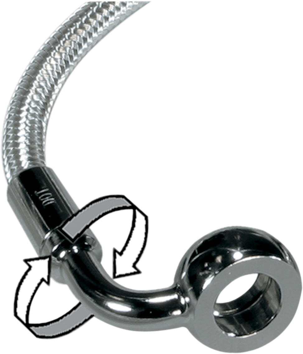 Brake Line - 180/90° - 54" - Sterling Chromite II