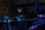 Halo R Rear View Mirror with Cast Aluminum Bezel/LED Cabin Light - Maverick X3