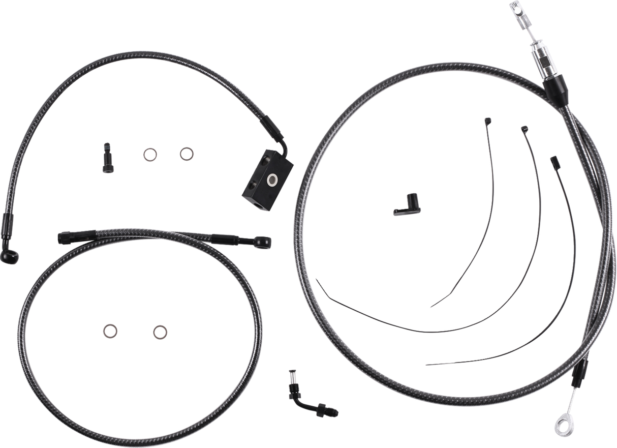 KARBONFIBR Designer Handlebar Installation Kit - 8" - '18-'24 Softail