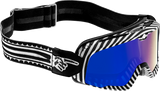 Barstow Goggle - Death Spray - Blue Mirror Lens