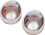 Visor-Style Bezel and Lens for Deuce-Style Turn Signals