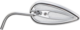 Teardrop Mirror with Steel Stem
