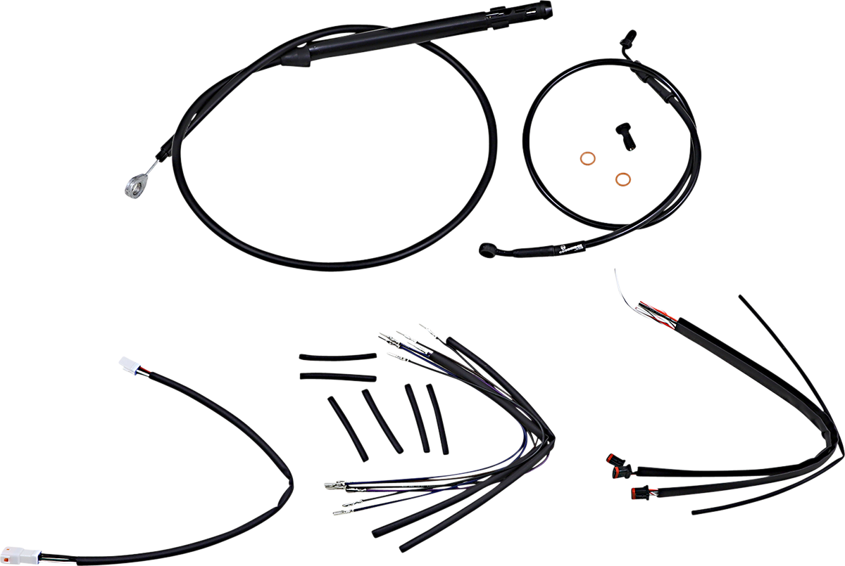 Handlebar Cable and Brake Line Kit for Burly Ape Handlebars