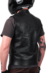 Mulholland Leather Riding Vest