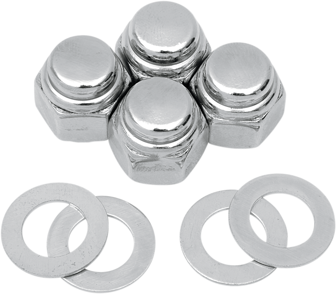 Chrome Cap Nut Kit