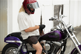 Moto Hybrid Leather Road Gloves