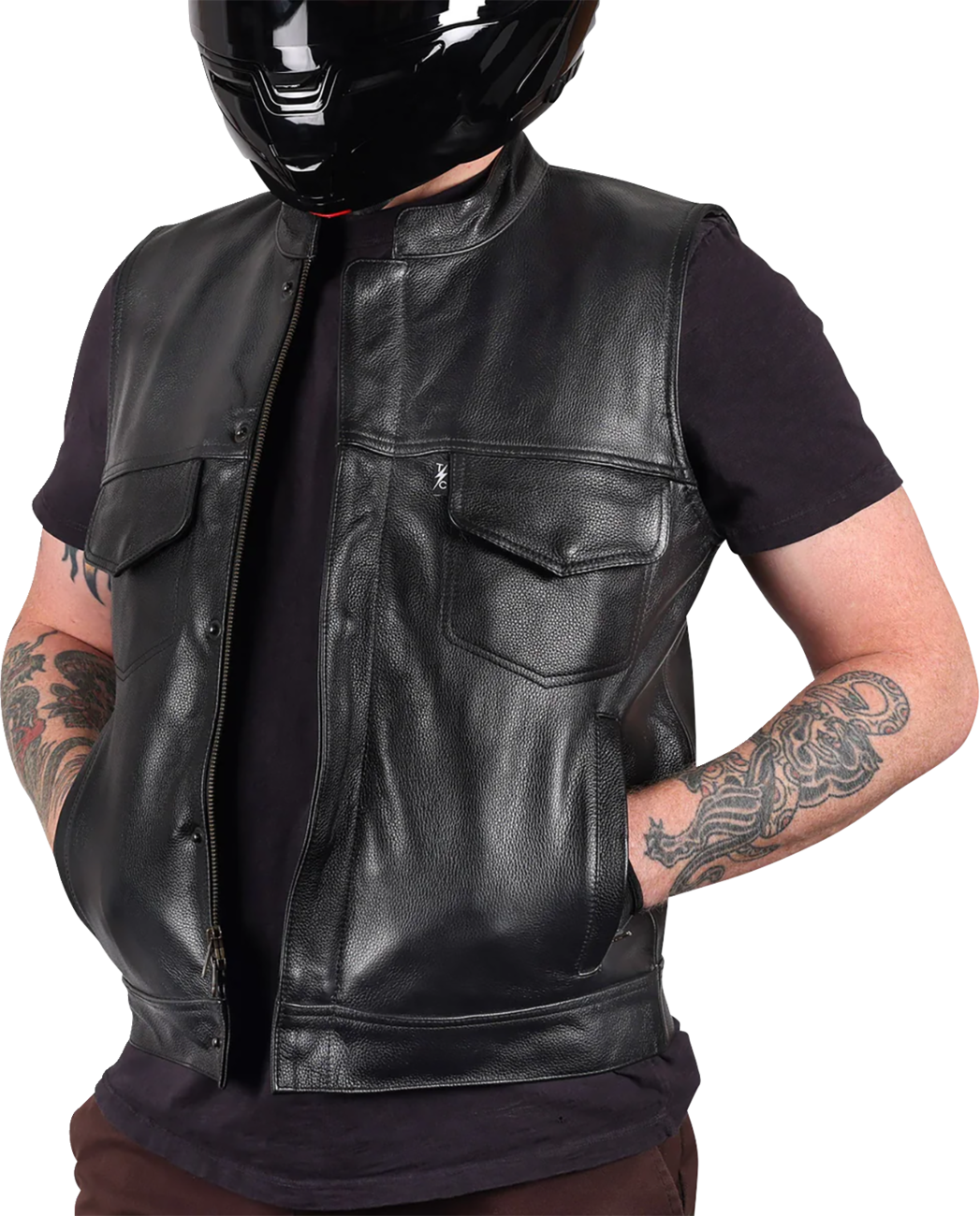 Mulholland Leather Riding Vest