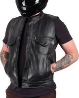 Mulholland Leather Riding Vest