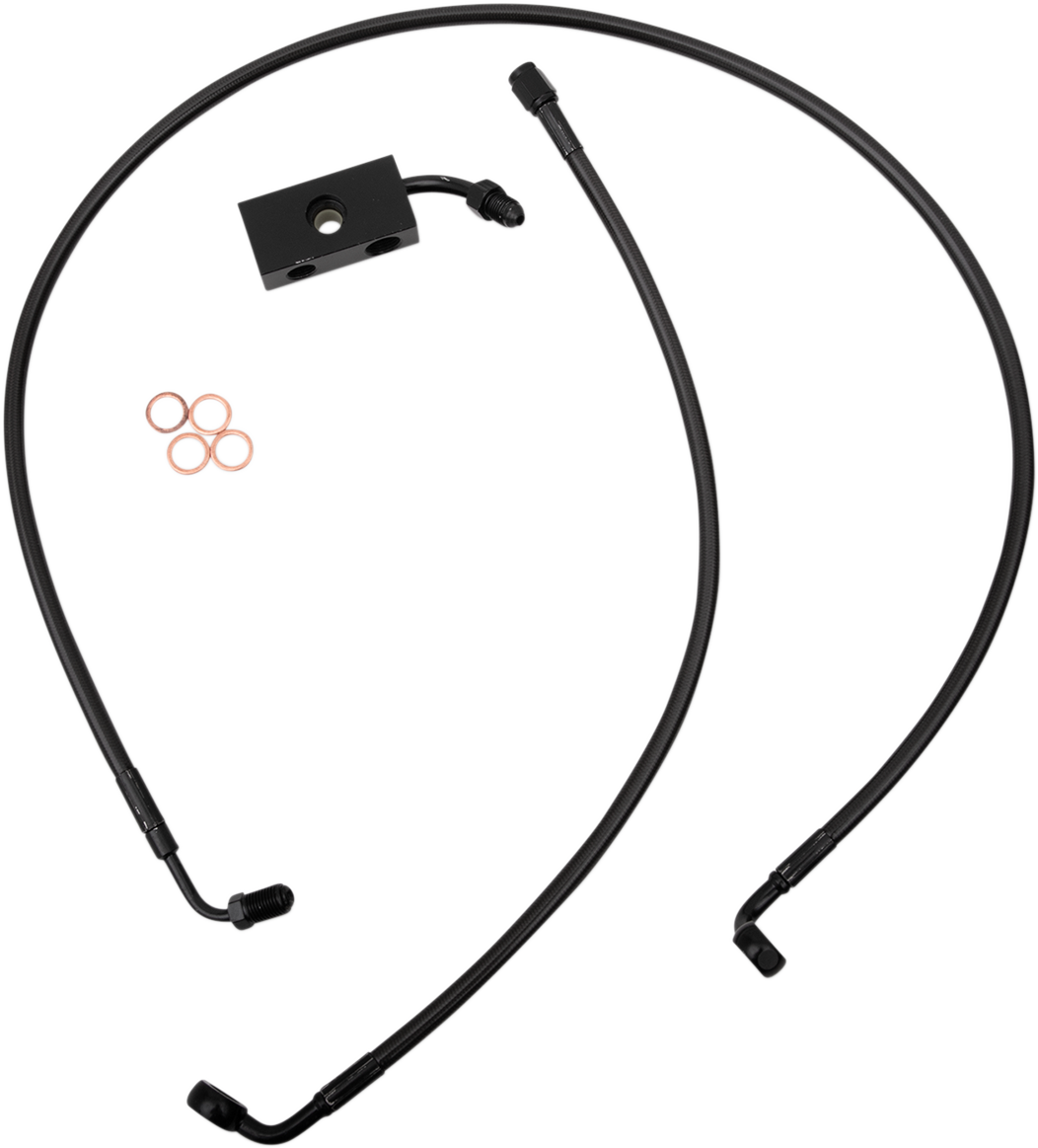 Midnight Braided Brake Line Kit