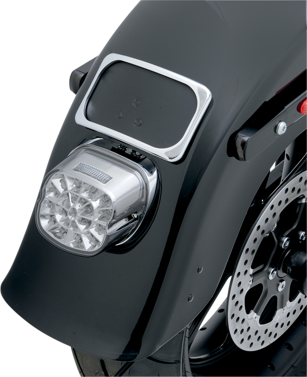 Small Radius Three-Bolt Style License Plate Mount Assembly