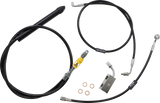 Standard Black Vinyl Handlebar Cable/Brake Line Kit — Ape Hanger