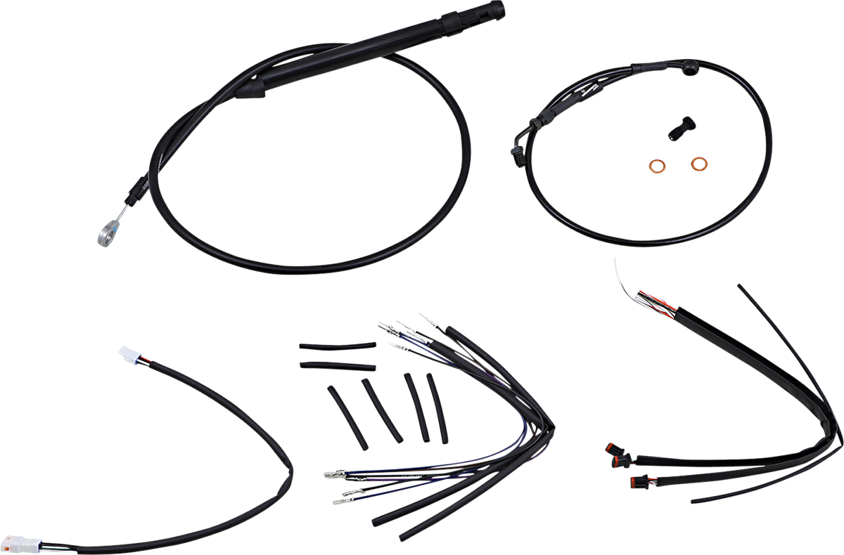 Handlebar Cable and Brake Line Kit for Burly Ape Handlebars