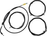 Standard Black Vinyl Handlebar Cable/Brake Line Kit — Ape Hanger