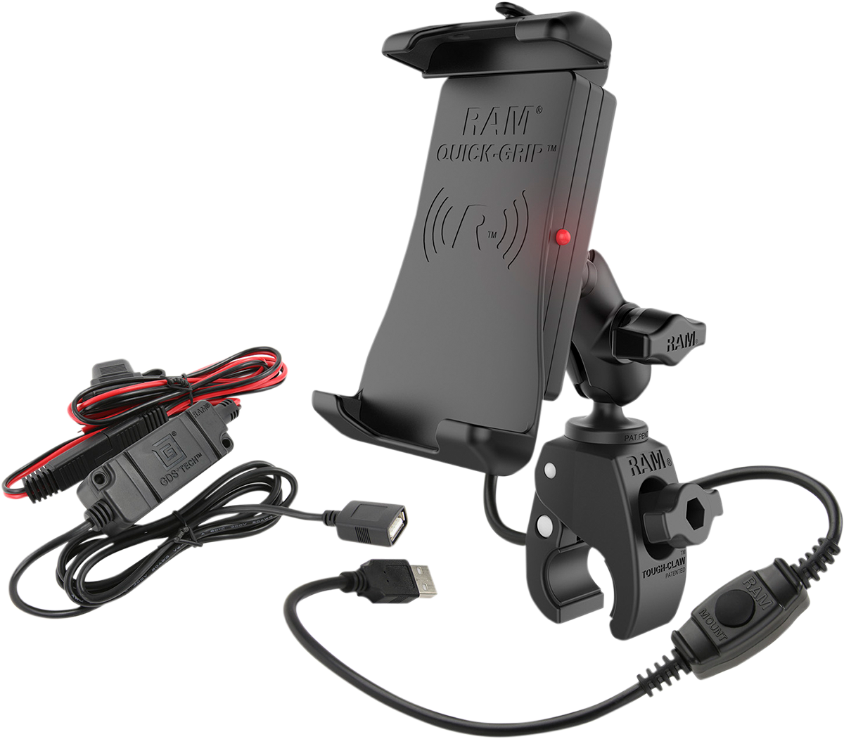 Quick-Grip™ Waterproof Wireless Charging Mount