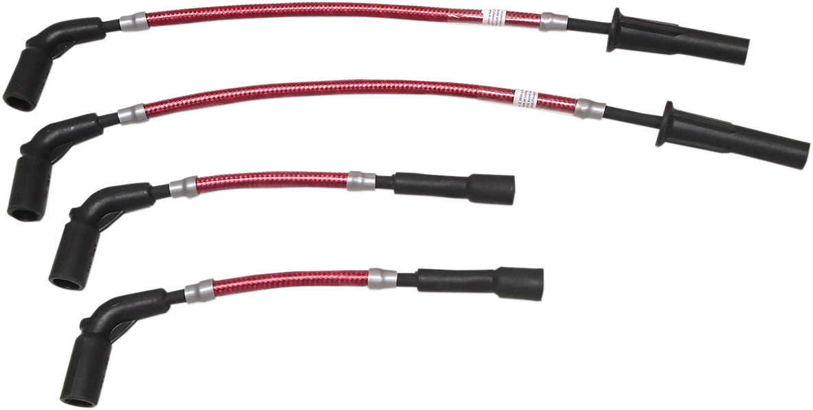 Spark Plug Wire Set - Red - Softail