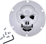 Chrome 3-D Skull Derby Cover