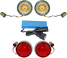 Complete Front & Rear Turn Signal Conversion Kit with Bullet Bezel Lenses