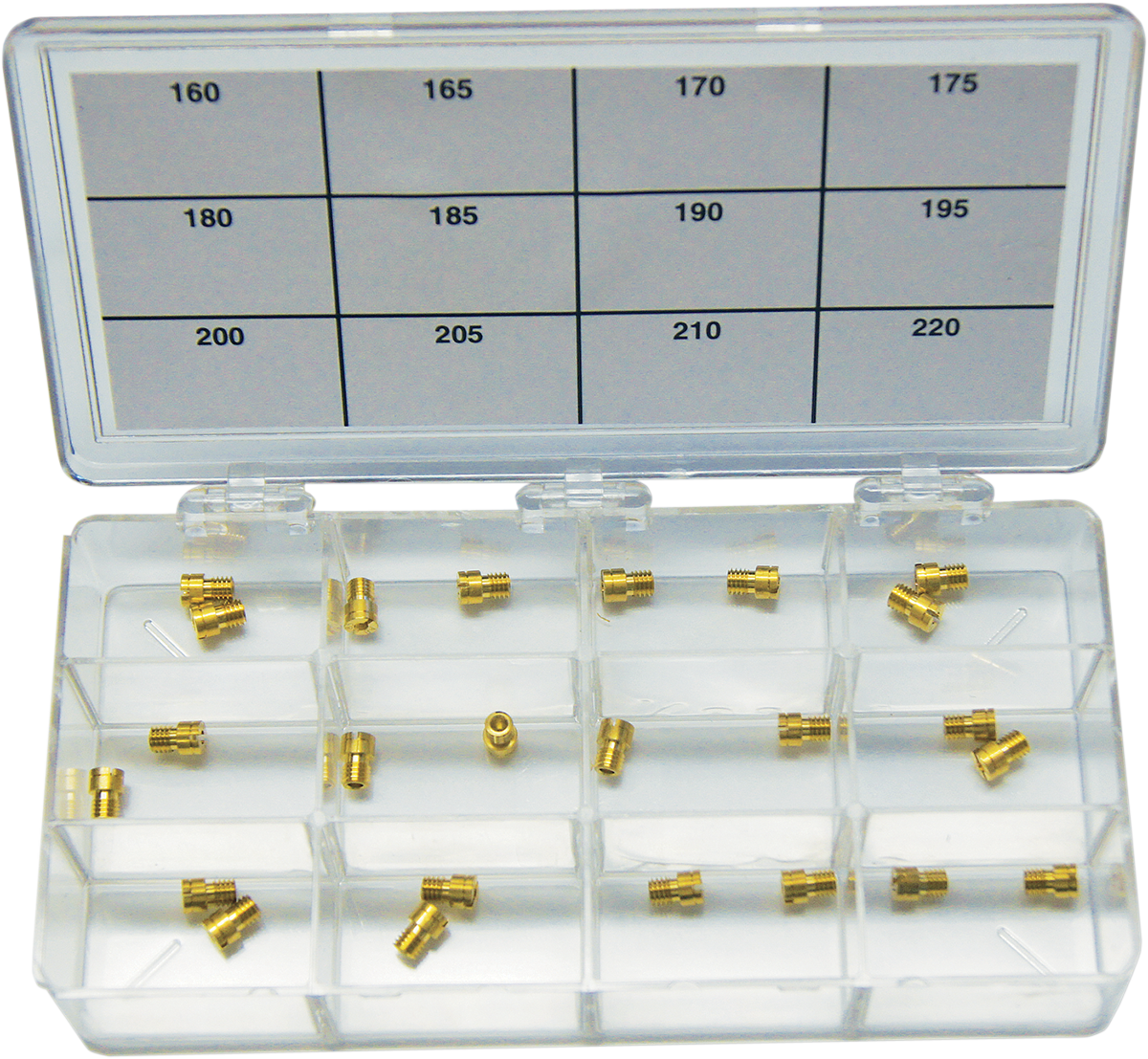 A-Bax Engineering Main Jets Assortment for Keihin CV Carburetor Kit