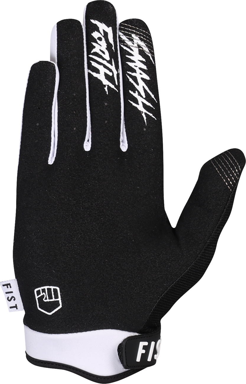 Youth Strapped Black Panda Gloves (Ages 8-14)