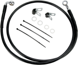 Extended Length Black Vinyl Brake Line Kit [2/2]