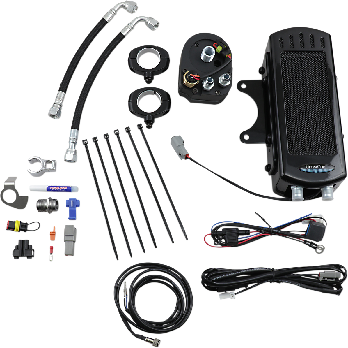 3.0 Side Mount Oil Cooler with Fan Kit for Dyna