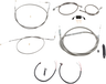 Complete Stainless Braided Handlebar Cable/Brake Line Kit — Cable Kit